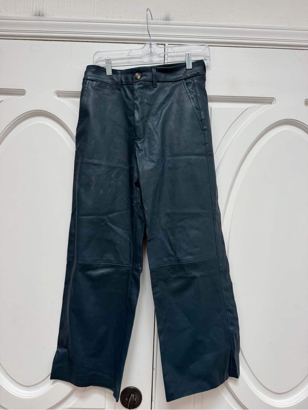Mon & Pau Green Leather Pants S